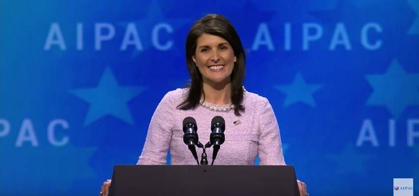 U.S. Ambassador Haley’s Speech in Support of Israel